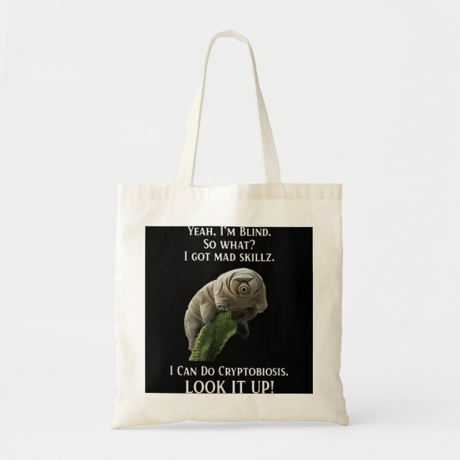 Tardigrade Water Bear Science Biology Gift Shirt Tragetasche (Vorne)