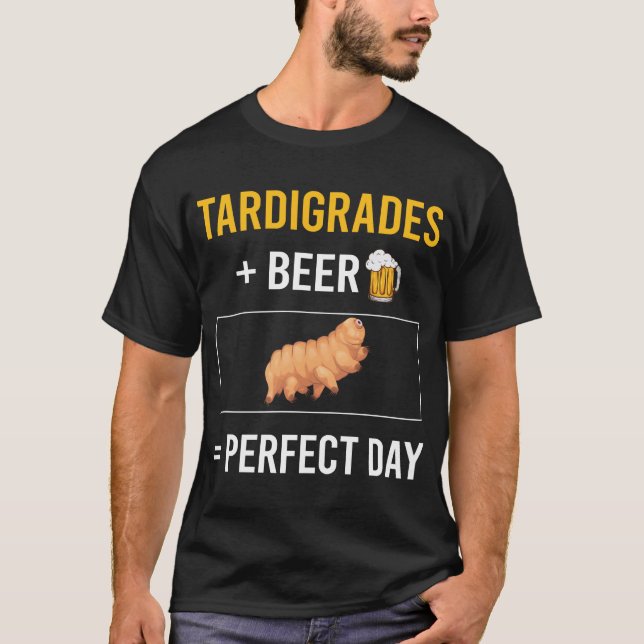 Tardigrade Water Bear Waterbear Moss Pigment T-Shirt (Vorderseite)