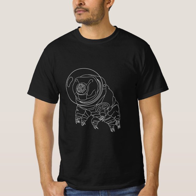 Tardigrade weißer T - Shirt für Männer (Vorderseite)