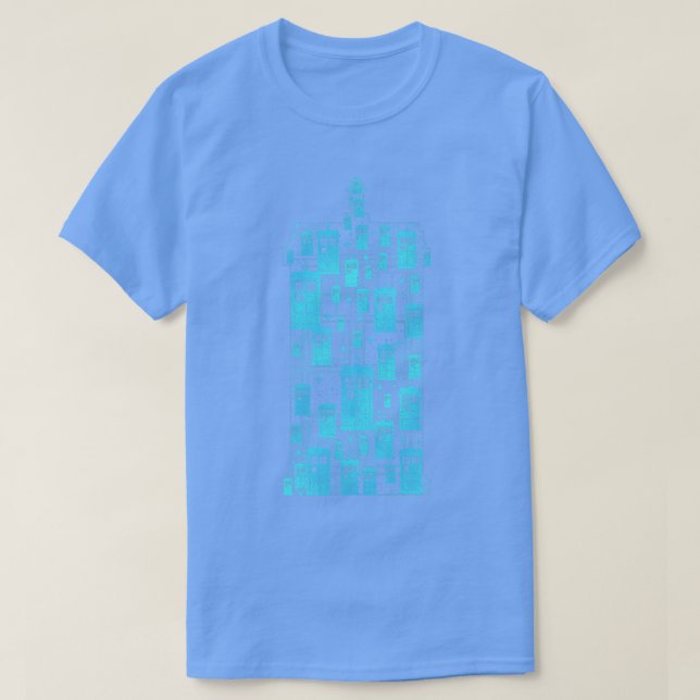 Tardis Time Machine T-Shirt (Design vorne)