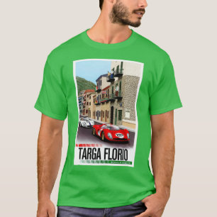TARGA FLORIO Vintage-Grand-Prix-Autodruck T-Shirt