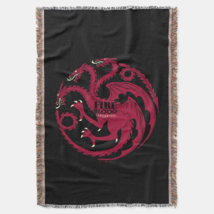Targaryen Sigil - Feuer und Blut Decke