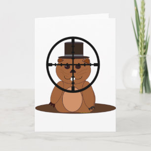 Target: groundhog feiertagskarte