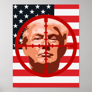 Target Trump Impeachment Party Poster
