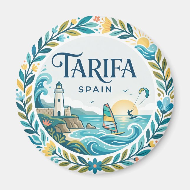 Tarifa, Cádiz, Spanien Spanien Magnet (Vorne)