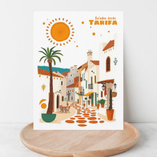 Tarifa Spanien Urlaub Mittelstadt Postkarte