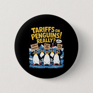 Tariff Pinguine schwappen erhörte Insel Funny Res Button