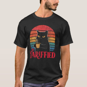 Tariffiert Tariff-iert Lustige Wütende Katze Trink T-Shirt
