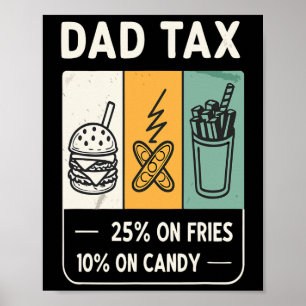 Tariffreiheit Tariff Daddy Trump Funny Father's Poster