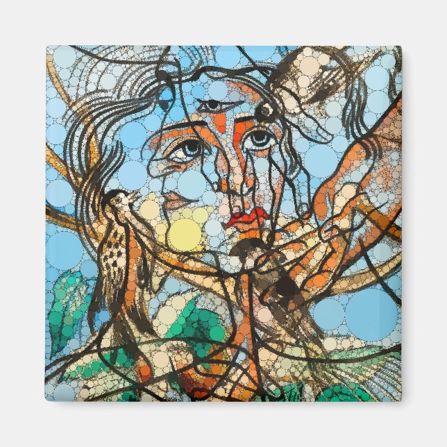 Tarin, Unendlichkeit Punkte nach Francis Picabia Magnet (Vorne)
