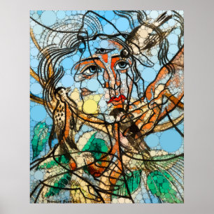 Tarin, Unendlichkeit Punkte nach Francis Picabia Poster