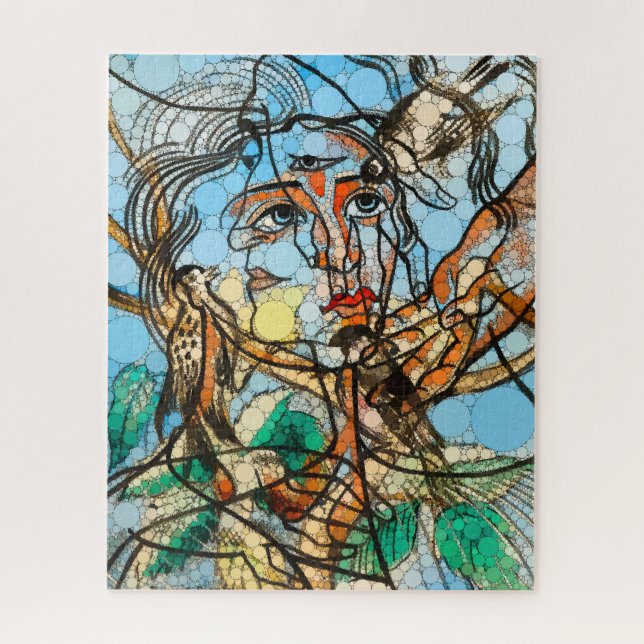 Tarin, Unendlichkeit Punkte nach Francis Picabia Puzzle (Vertikal)