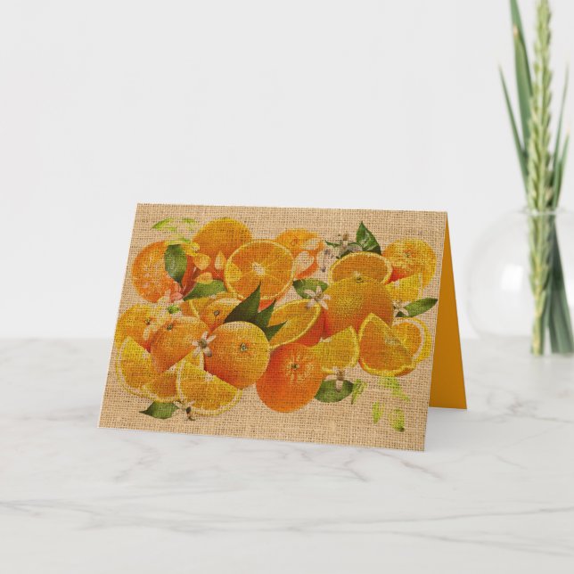 Tarjeta Bitter Oranges from Capri (Cretonne Editio Karte (Vorderseite)