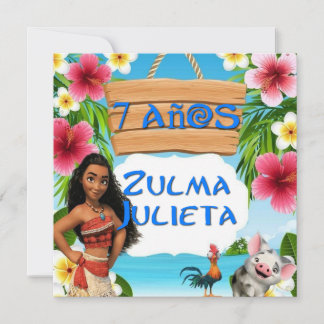 Tarjeta cumpleaños Mohana Feiertagskarte