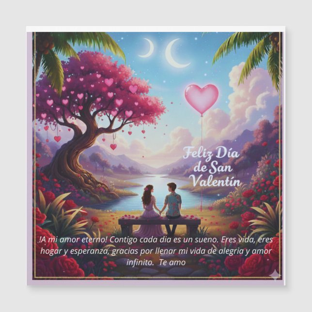 Tarjeta de Amor Magnetkarte (Vorderseite)