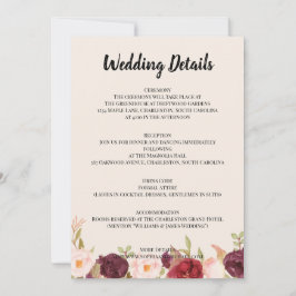 Tarjeta de anuncios plana ankündigung