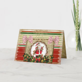 Tarjeta de felicitación Navidad Vintages Weihnacht Feiertagskarte