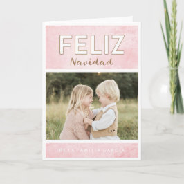 Tarjeta de Navidad de Rose Feiertagskarte