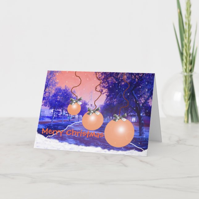 Tarjeta de Navidad Feiertagskarte (Vorderseite)