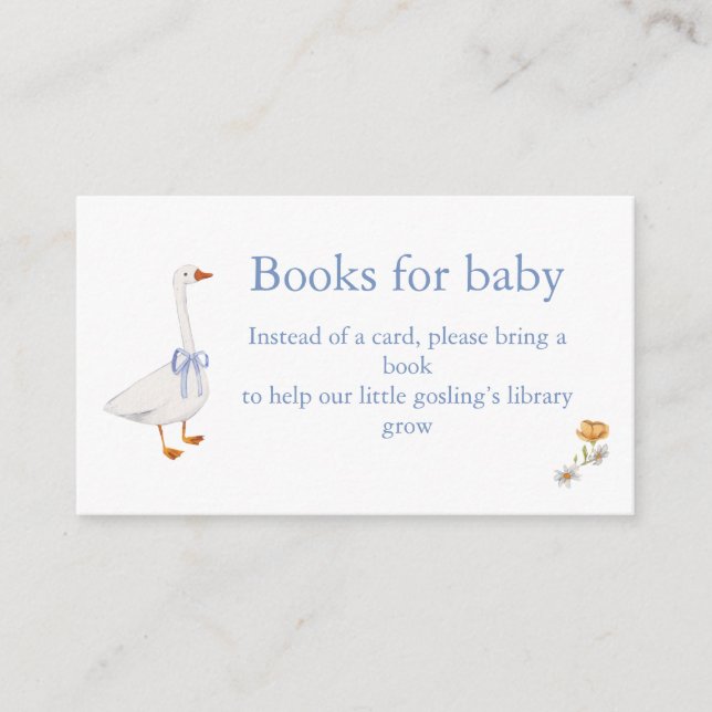 Tarjeta De Recepción baby gosling books for baby Begleitkarte (Vorderseite)