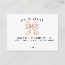 Tarjeta De Recepción Pink Bow Baby Shower Books fo Begleitkarte