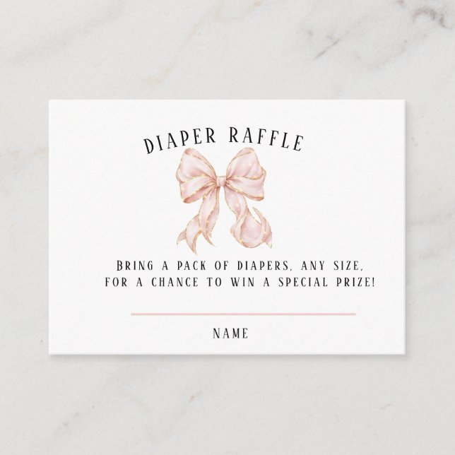 Tarjeta De Recepción Pink Bow Baby Shower Books fo Begleitkarte (Vorderseite)