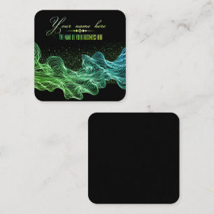 Tarjeta De Visita Cuadrada multicolor Quadratische Visitenkarte