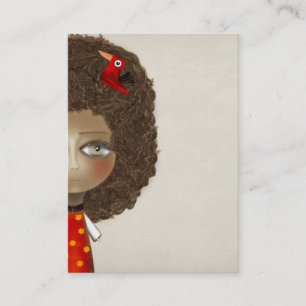 Tarjeta de visita de señora Beautiful Eye Hair Visitenkarte