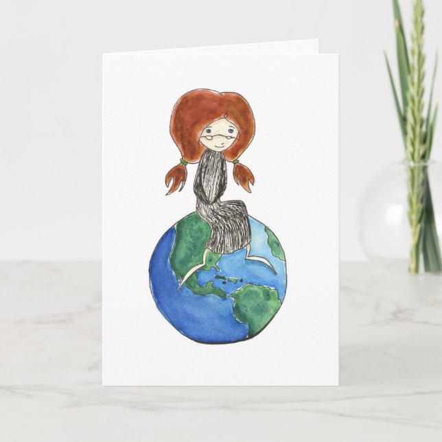 Tarjeta Del Mundo Karte (Vorderseite)