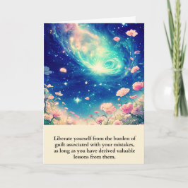 Tarjeta flowers message happy birthday karte