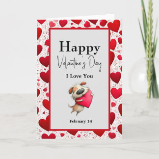 Tarjeta Happy Valentine's Day Feiertagskarte