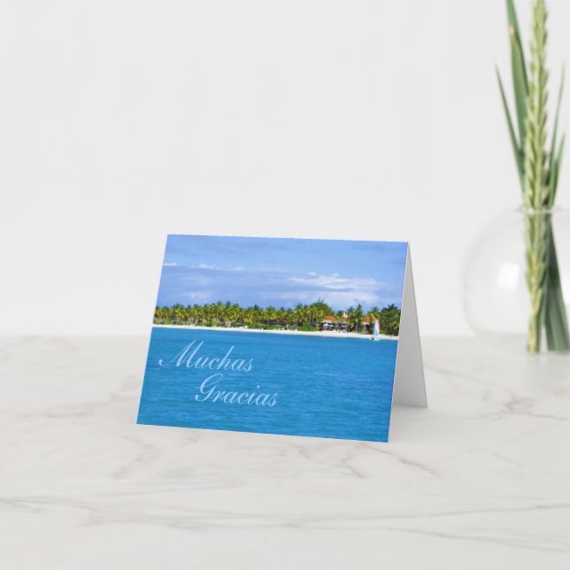 Tarjeta Muchas Gracias Dankeskarte (Vorderseite)