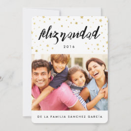 Tarjeta Navideñas de Fotos | Feliz Navidad Feiertagskarte