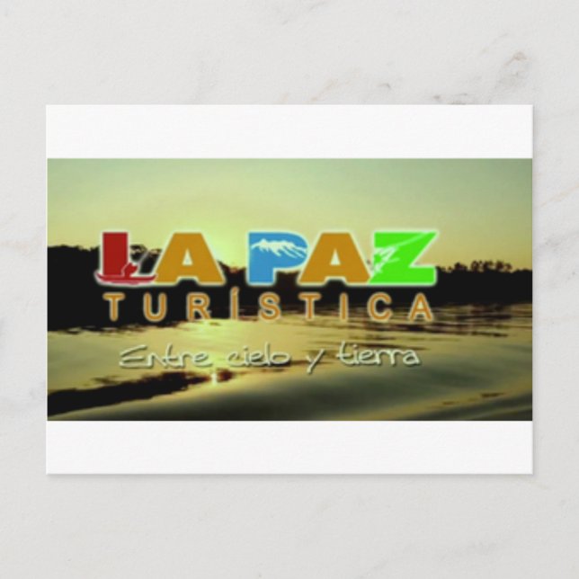 Tarjeta posta La Paz turistica Postkarte (Vorderseite)