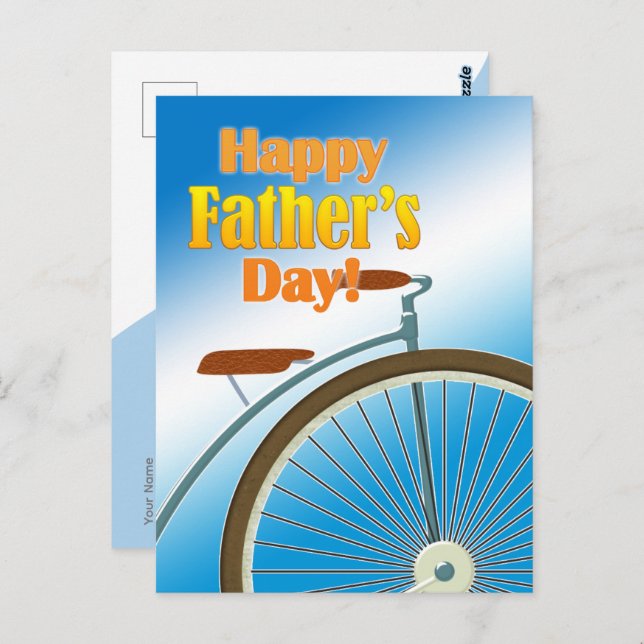 Tarjeta postal - Happy Father's Day Postkarte (Vorne/Hinten)