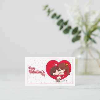 Tarjeta San Valentín  Visitenkarte