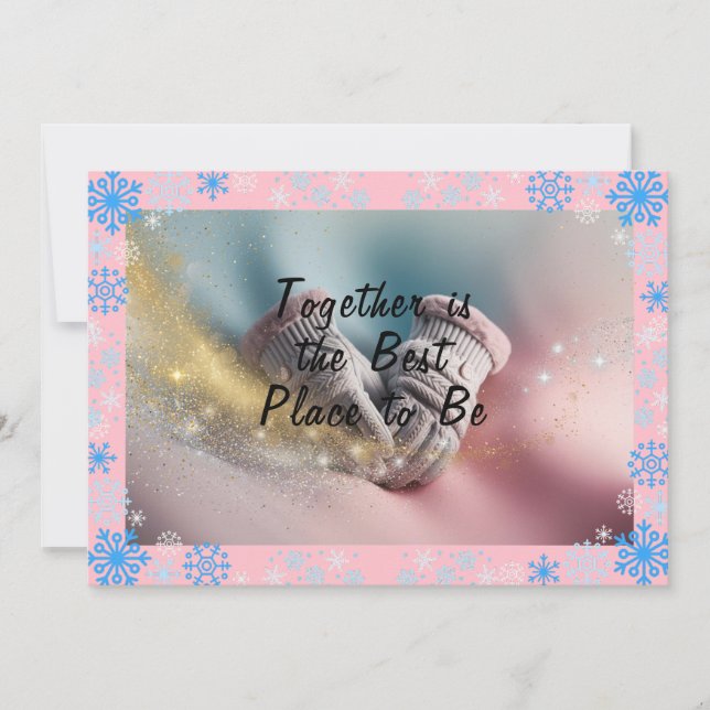 Tarjeta "Together is the B Feiertagskarte (Vorderseite)