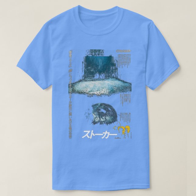 Tarkovsky Stalker Japanisch  T-Shirt (Design vorne)
