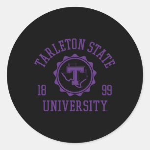 Tarleton State Texans Stempel 1899 Runder Aufkleber