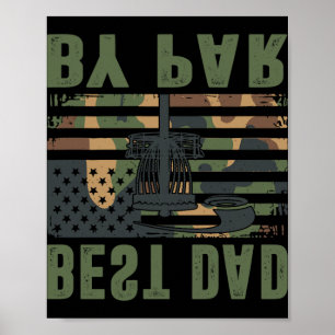 Tarn Disc Golf Bester Vater Von Par Amerikanische  Poster