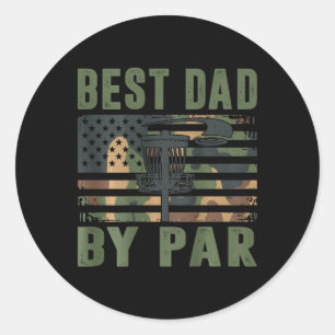 Tarn Disc Golf Bester Vater Von Par Amerikanische  Runder Aufkleber