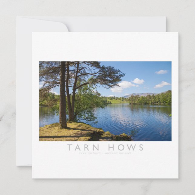 Tarn Hows Feiertagskarte (Vorderseite)