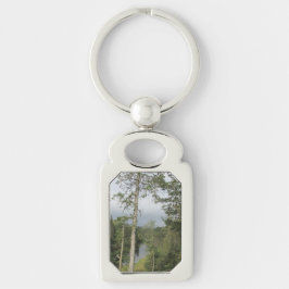 Tarn Hows Trees Metal Key Ring Schlüsselanhänger