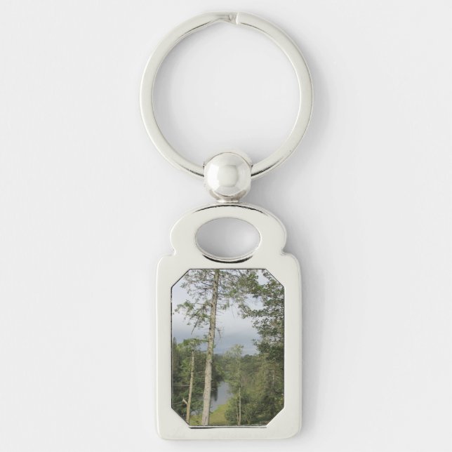 Tarn Hows Trees Metal Key Ring Schlüsselanhänger (Vorderseite)