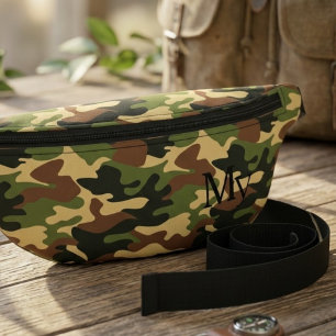 Tarn-Hüfttasche mit individuellem Namen, Urban Bauchtasche