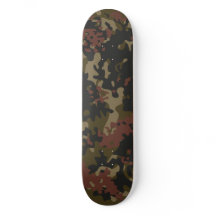 Tarn-Schateboard Grün Braun Schwarz Beige