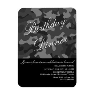 Tarn-Veranstaltungseinladung, Abendessen, Party, n Magnet