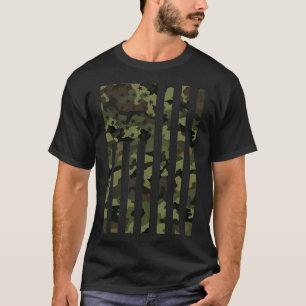 Tarnamerikanische Flagge USA-Tarnung Männer Jungen T-Shirt