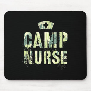 Tarnanzug-Camping-Krankenschwester-Pflegestudent-C Mousepad