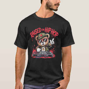 Tarnanzug Rapper Teddybär Camo 80er Old School H T-Shirt